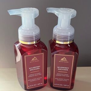 Two Bath & Body Works Wildberry Orchard Foaming Hand Soaps